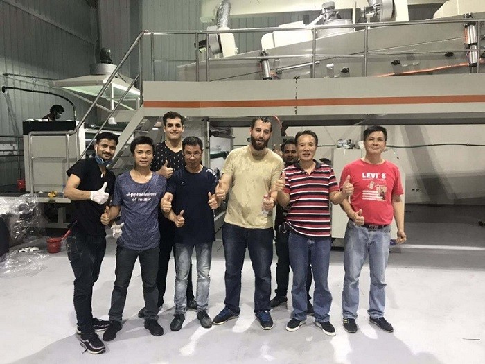 沙特阿拉伯SALAMA合作汽車防爆膜涂布機(jī)工程案例